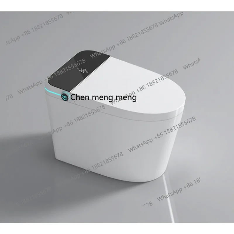 

Smart toilet, fully automatic siphon toilet remote control without water pressure voice