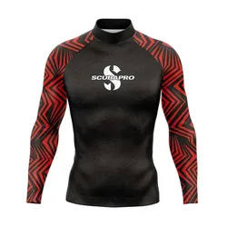 Summer Mens Short Sleeve Surfing Diving Swimsuit Rash Guard Beach UV Protection Swimwear Swimming T-shirt Rashguard Surf Clothes