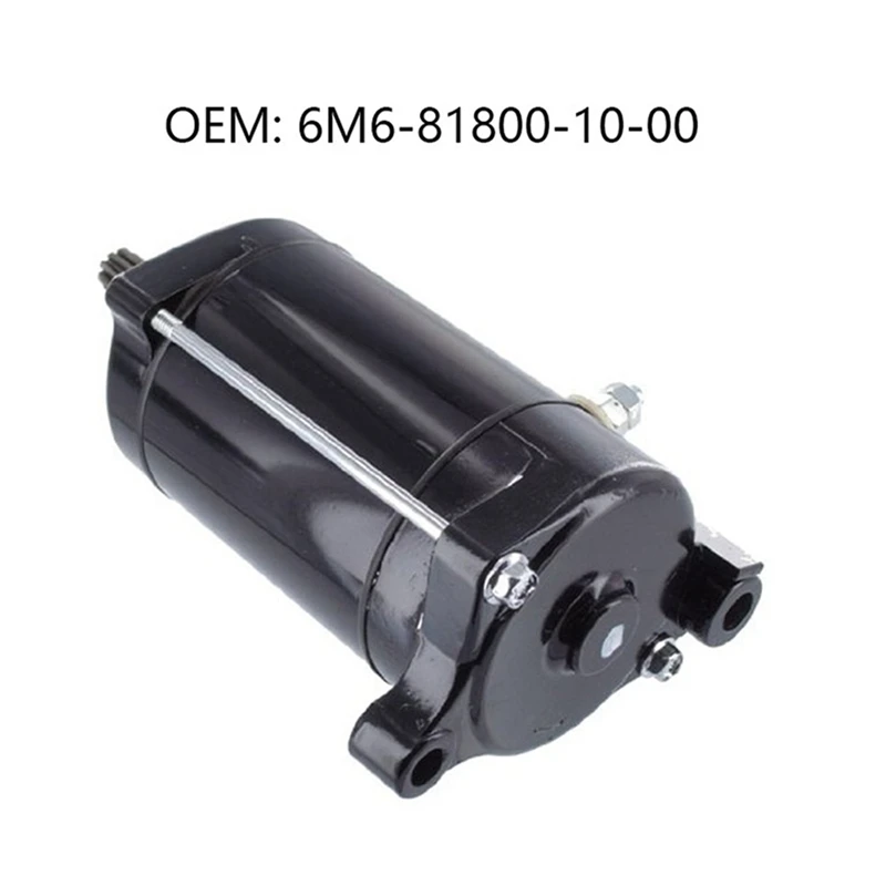 Black Starters Motor Metal Starters Motor For Yamaha 650Cc 701Cc Personal Watercrafts 6M6-81800-10-00 1990-2005 image 3