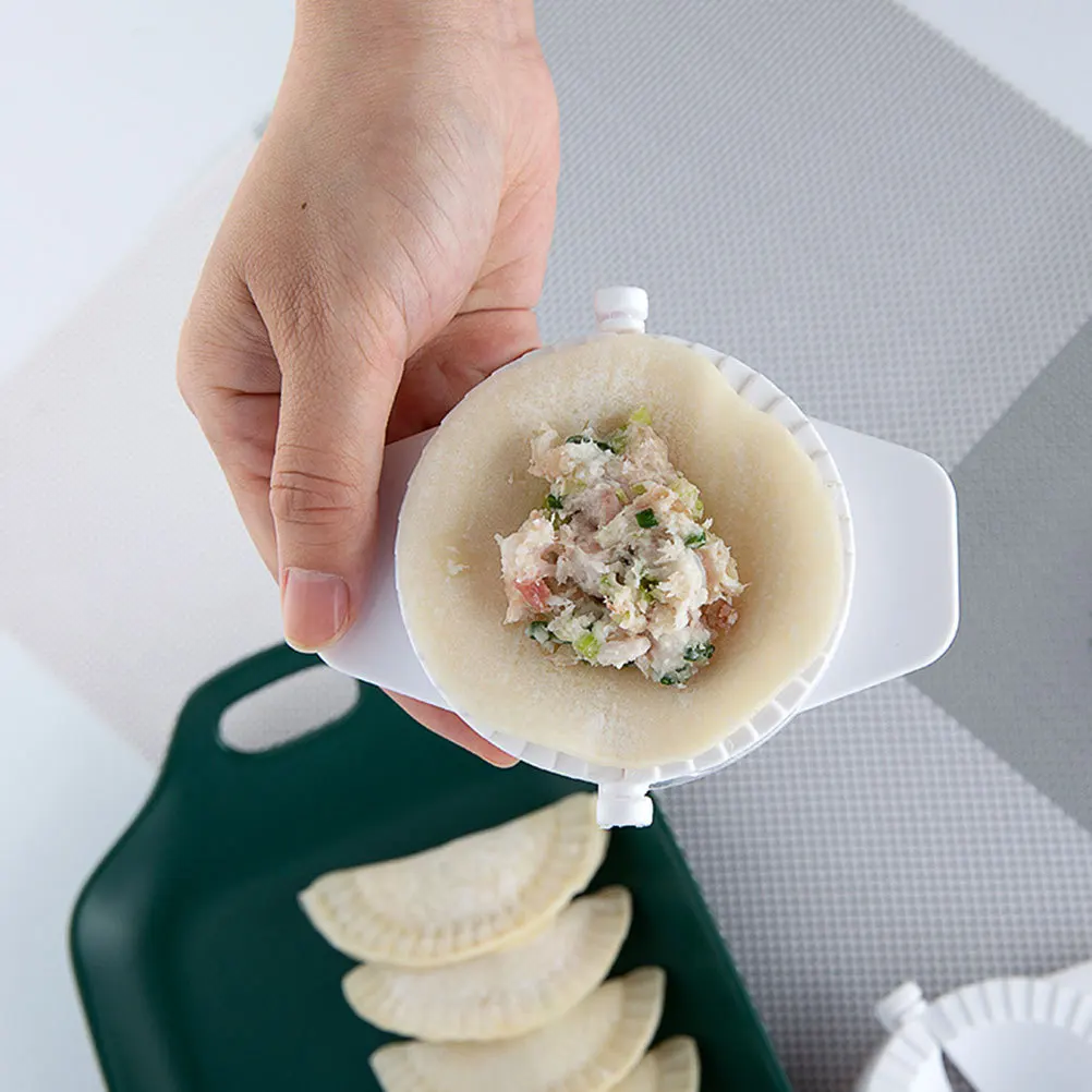 

Dumpling Mold Reusable Plastic Manual Presser For Dumpling Skin Making Kitchen Gadget Compact Dough Press Handheld Mould Tool