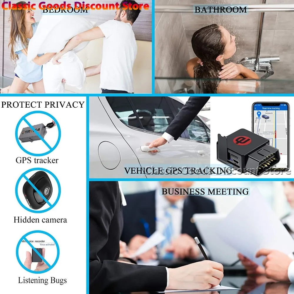 Portable Handheld Wireless GPS Signal Detector Anti Device Detector GPS Tracker Detector HK809 Digital Magnetic Detection DIY