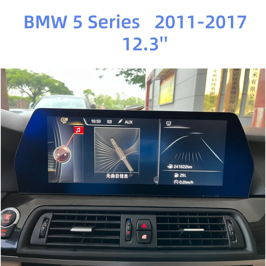 

12.3 inch Wireless Carplay Android for BMW 5 Series F10 F11 CIC NBT Car Radio GPS Navigation Head Unit GPS Multimedia Player