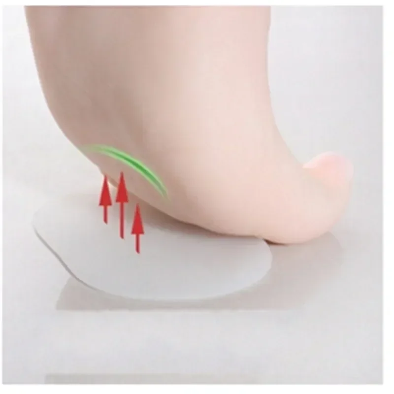 2pcs Thick Medical Silicone Toe Pads Gel Forefoot Pad Feet Care High Heels FootPad Half Insole Foot Care Sore Feet Pain Pedicure