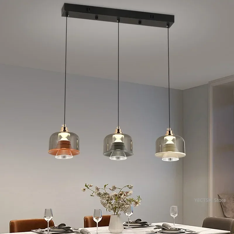 

GHEUVNJ Nordic restaurant chandelier modern creative style restaurant chandelier homestay bar counter coffee shop light