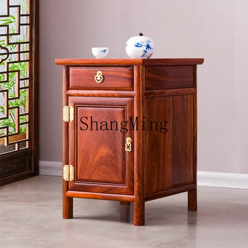 FGmahogany furniture hedgehog red sandalwood  cabinet living room Chinese antique rosewood solid wood edge storage cabinet