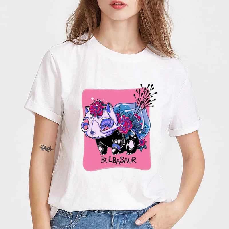 

Japanese Harajuku T Shirts Women Kawaii Anime Funny Cartoon T-shirt 90s Cute Print Tshirt Fashion Streetwear Top Tees Female