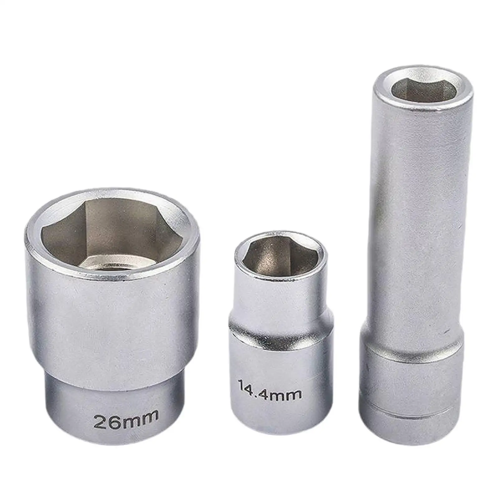 3Pcs 1/2 Triangular Multi Toothed Socket and Tool Nuts for Seat Tdi