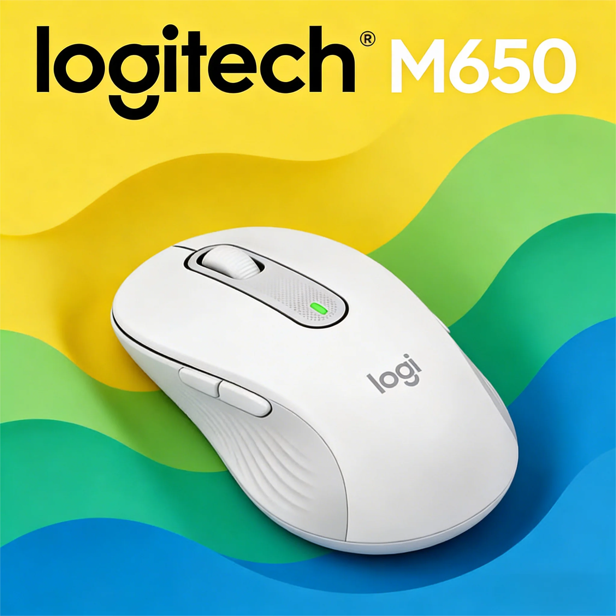 

Беспроводная бесшумная мышь M650/M650L, Logitech Bluetooth, тихая для офиса и настольного использования