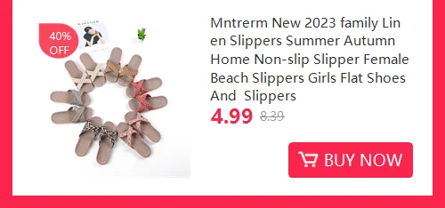Mntrerm Large Bow Home Slippers Indoor Non-Slip Home Slippers Soft Bottom Viscose Linen Sandals And Slippers