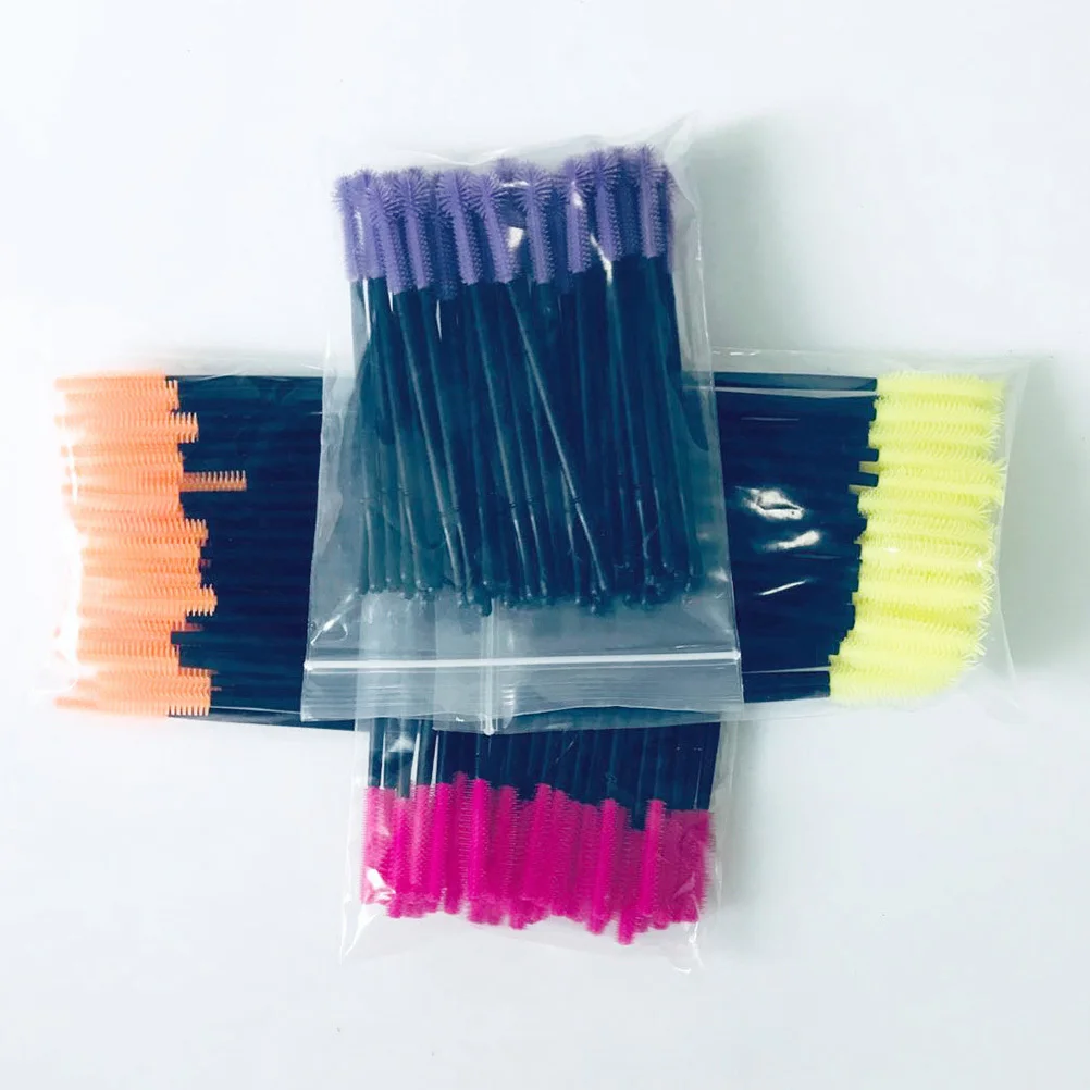 

50Pcs Disposable Eyelash Brush Eyebrow Comb Premium Plastic Handle for Professional Beauty Salon Makeup Mascara Wands Eyelash