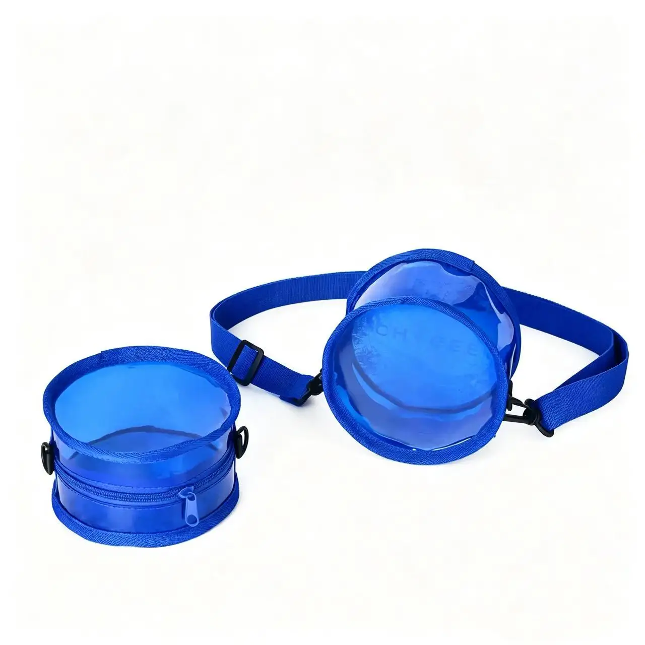 Bags for Women, New Transparent Storage Bag, Cross-Body Cosmetic Bag, Swimming Waterproof Mobile Phone Bag, Women's Pvc Small Round Bag
