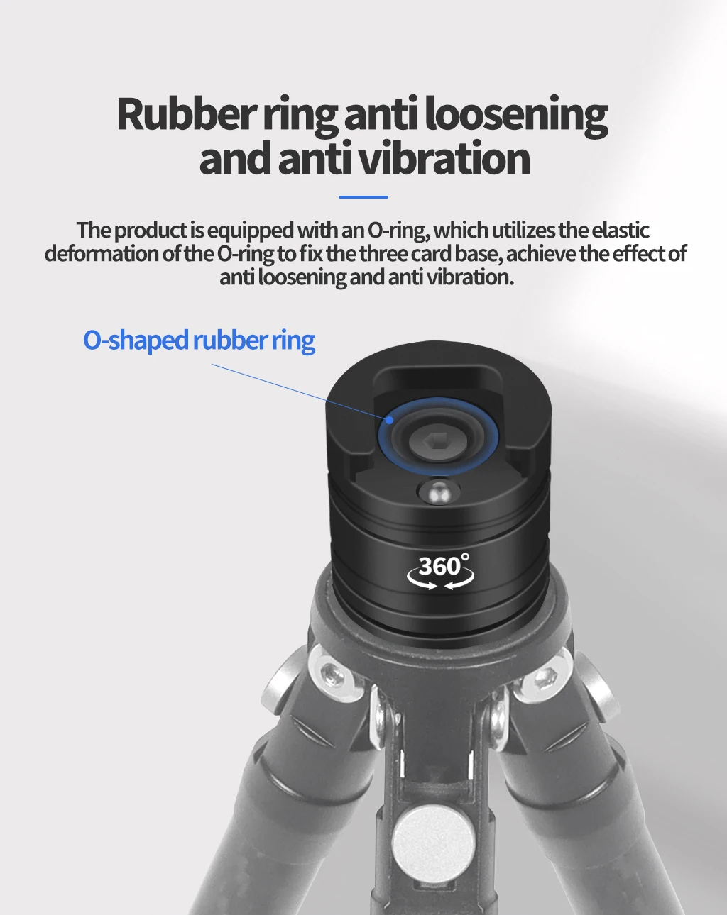 360 Grad drehbarer drehbarer Stativhalterung-Adapterhalter für GoPro 13 12 Insta360 Verlängerungsarmhalterung Action-Kamera-Zubehör – Detail 10