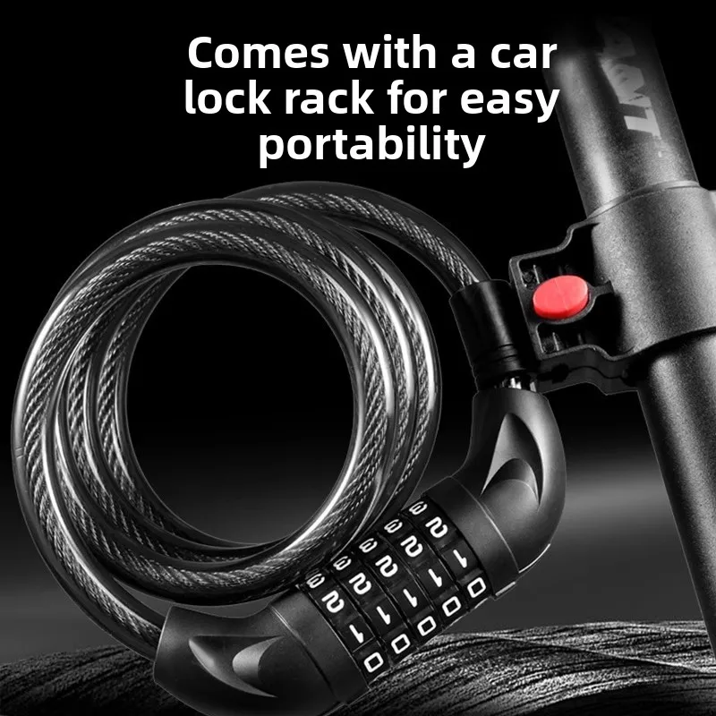 قفل الدراجة المضاد للسرقة قفل بكلمة مرور الدراجة الجبلية المحمولة قفل الدراجة الكهربائية ملحقات الدراجة للدراجات الخارجية