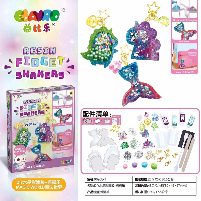 DIY pegamento de goteo juguetes creativos hechos a mano llavero regalos para niñas regalos de regreso a la escuela