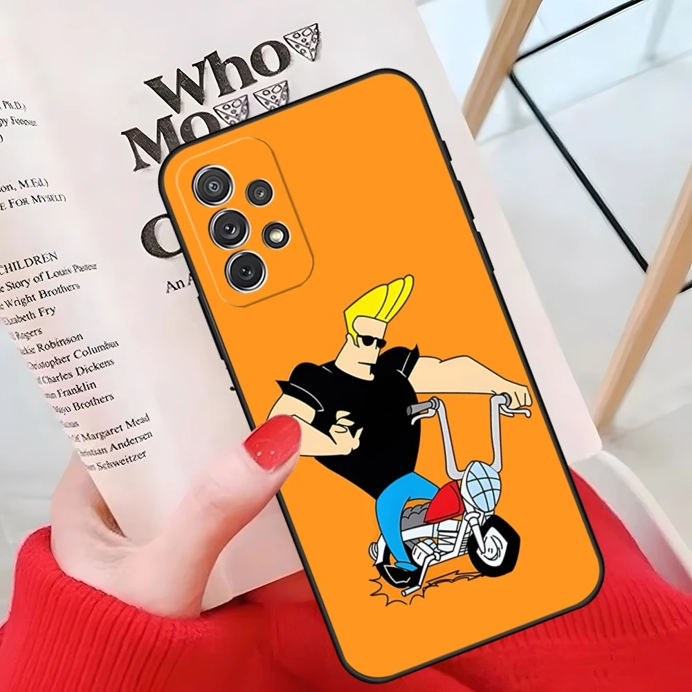 Johnny Bravo Anime Phone Case For Samsung Galaxy A55 A34 A33 S24 S25 S21 S22 S20 FE N20 10 Ultra A54 A53 A21 Back Cover