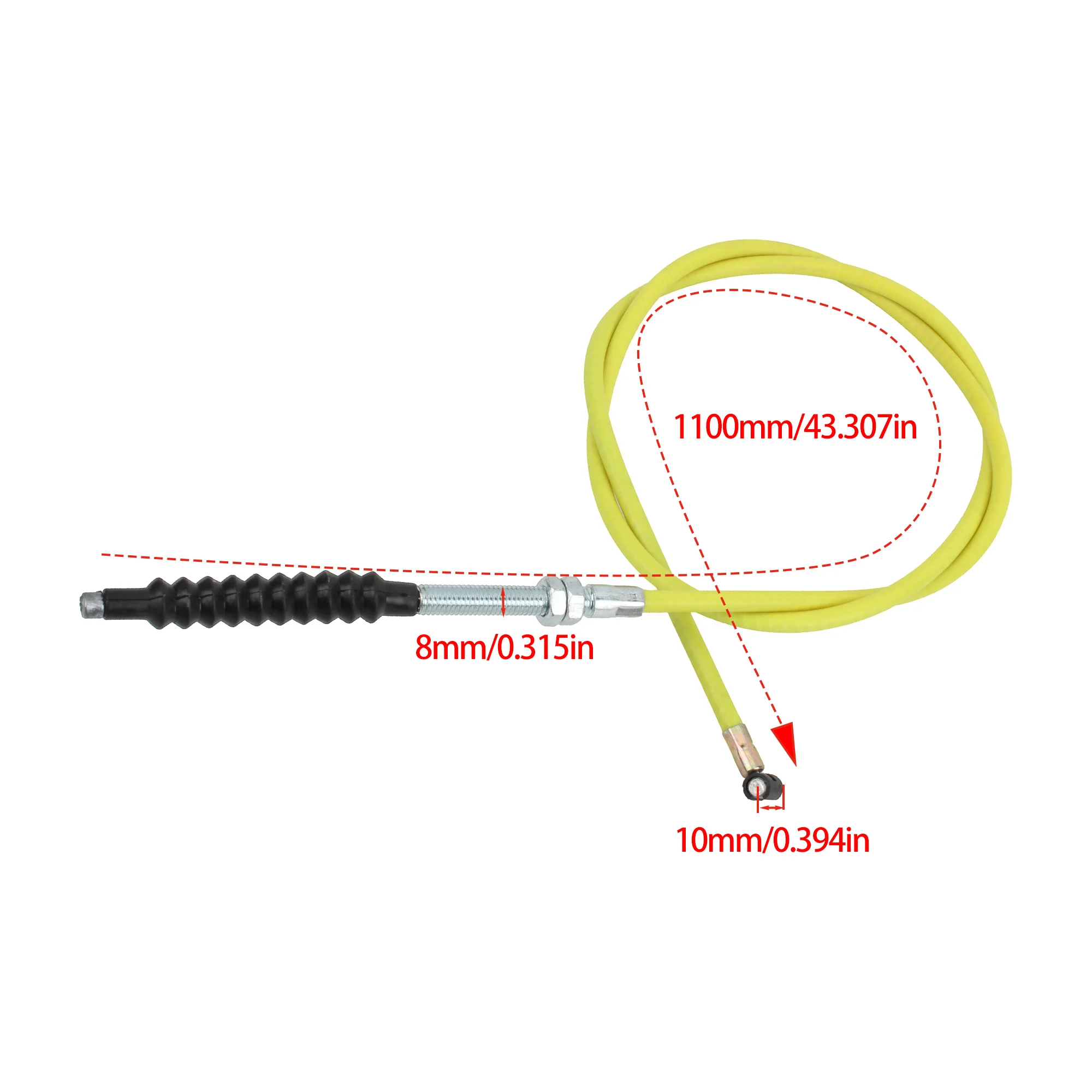 1100mm Universal Dirt Bike Motorcycle Clutch Cable Line Wire For Honda Yamaha Kawasaki KTM Suzuki 110cc-250cc Motocross Parts image 2
