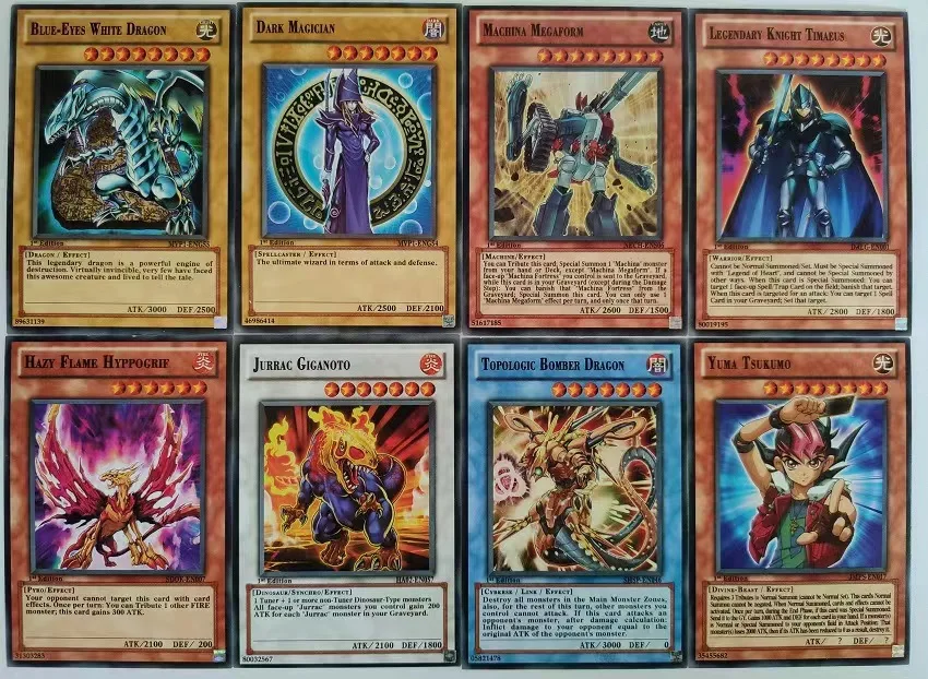 Карта Yu Gi Oh, английская версия, коллекция открыток, бустер для аниме игр, настольная игра, колода для дуэли, 40 карт + 1 вспышка