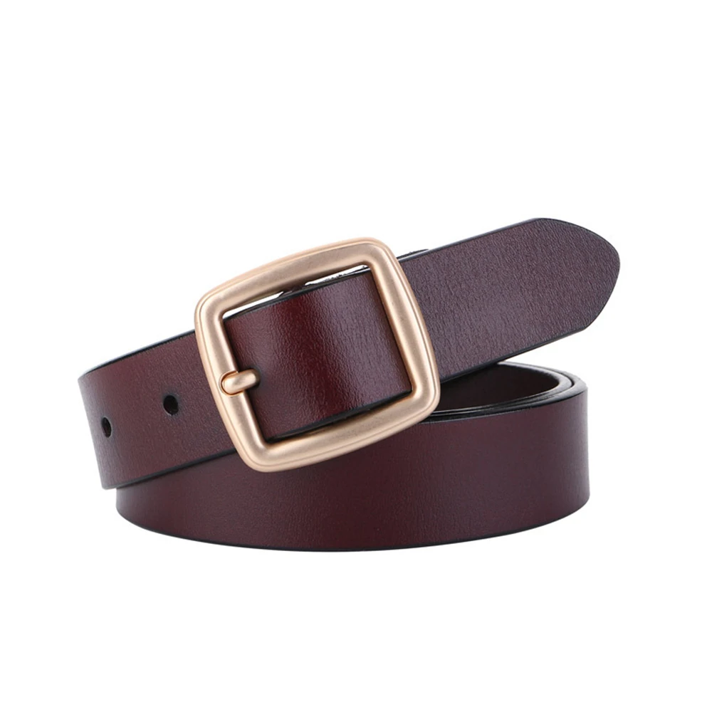 La Spezia Vrouwen Riem Echt Leer Wit Taille Riem Pin Gesp Koeienhuid Vrouwen Leren Riem Voor Broek Accessoires 105Cm 110Cm