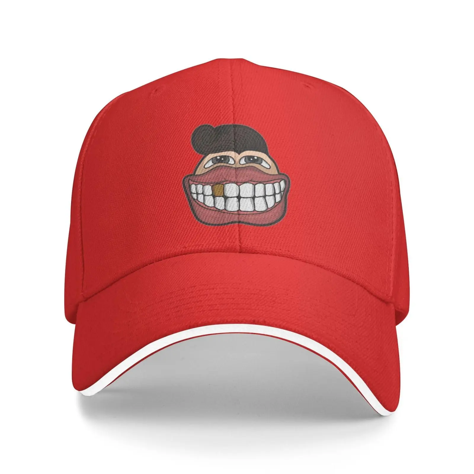 Funny Big Smiley Cartoon Baseball Cap Women Men Hats Adjustable Truck Driver Sun Hat Dad Baseball Caps