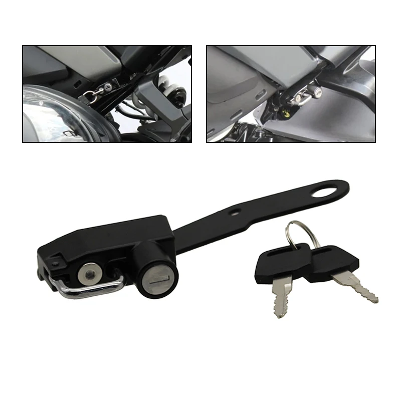 For HUSQVARNA VITPILEN401 SVARTPILEN 401 250 SVARTPILEN401 Helmet Lock Anti-theft Security Aluminum alloy Mount Hook with 2 Keys