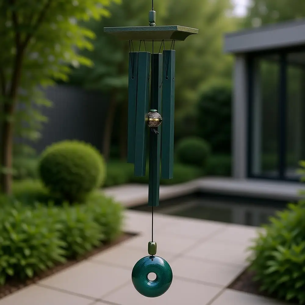 

22-дюймовый нефритовый колокольчик для наружного и садового декора