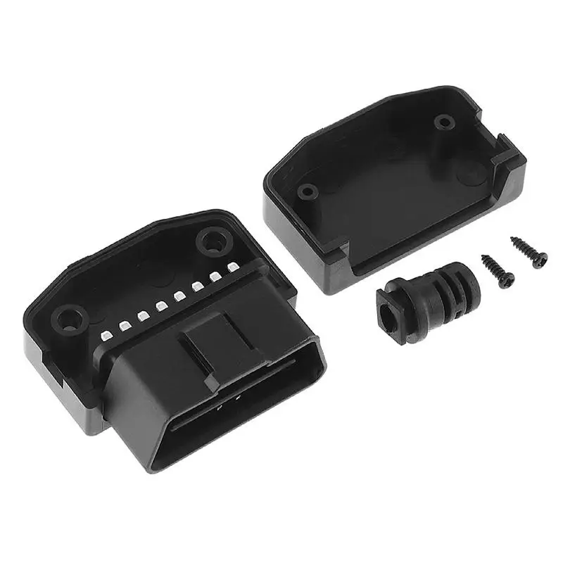 L Type 16 Pin Male Car Connector Cable Wear Resistant Reliable Wire Socket Plug for Vehicle Circuit Retrofit Projects