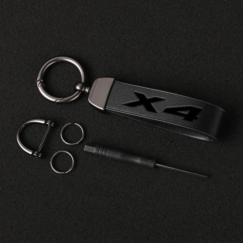 Portachiavi in vera pelle di lusso portachiavi per auto gioielli regalo personalizzato per accessori per auto BMW X4