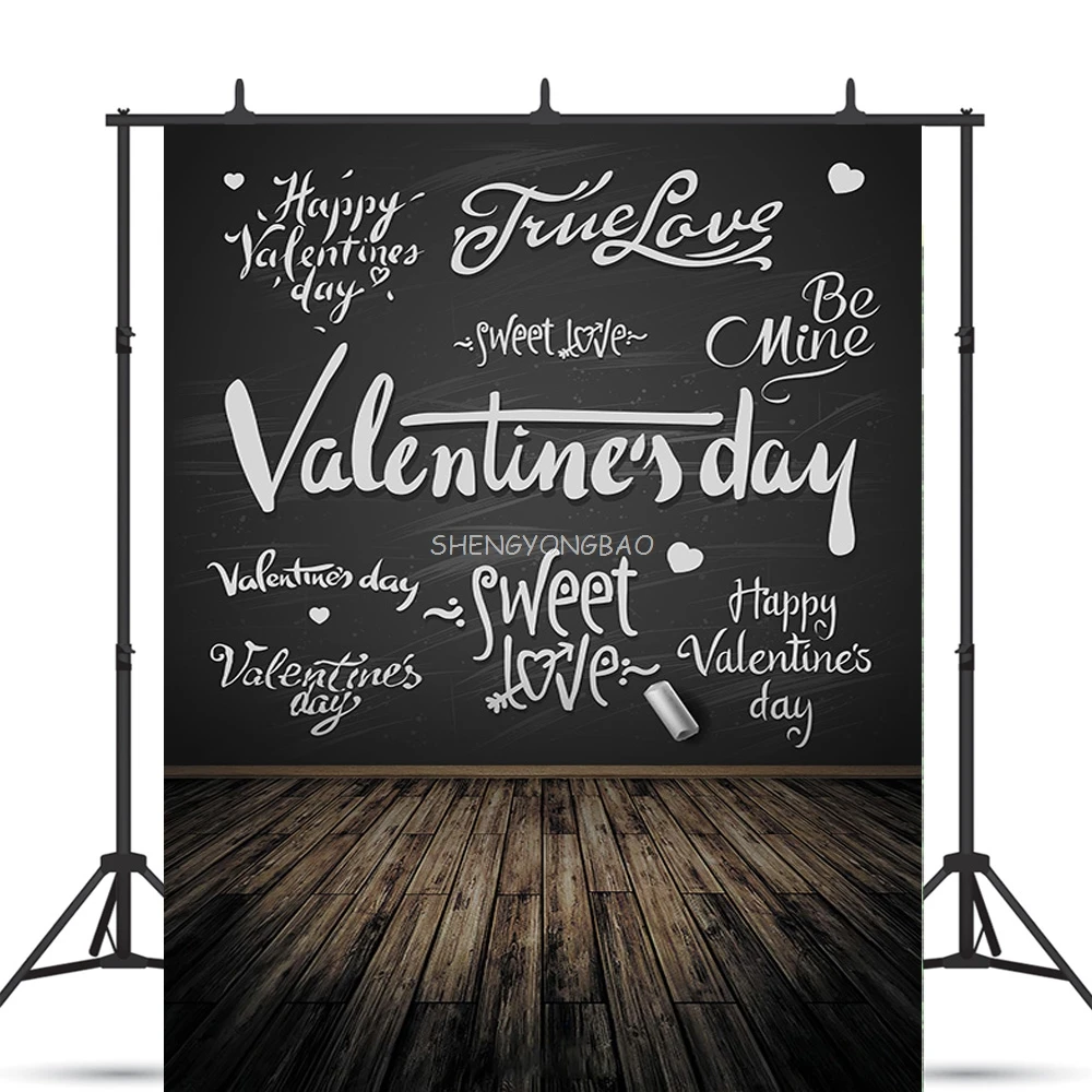 Rosebud Wedding Valentine's Day Photography Backdrops Props Beautiful Valentine's Day Heart Photographic Background HGG-09