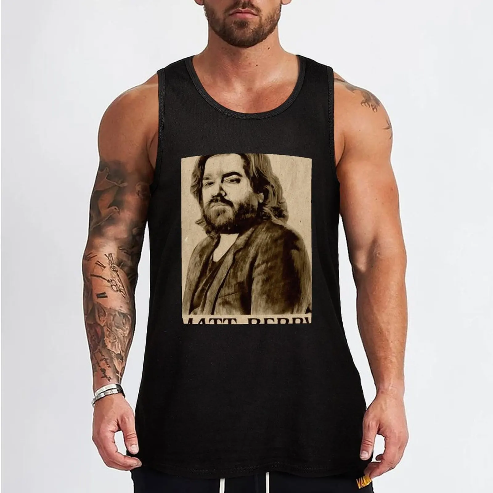 Matt Berry, Distinct Voice Tank Top Men's summer clothes 2025 bodybuilding t shirt gym clothing t shirts