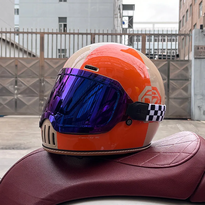 

Аксессуары для мотокросса Casco Мотошлем с открытым лицом Винтажный шлем Four Seasons Capacete Ретро полуоткрытый мотоциклетный шлем Jet