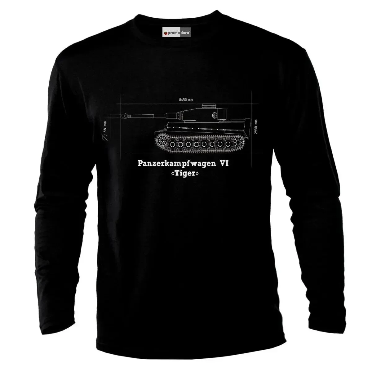 Tiger 6 Tank Blueprint Patent German Army Panzer WW2 Wehrmacht T-Shirt. Summer Cotton Short Sleeve O-Neck Mens T Shirt New S-3XL