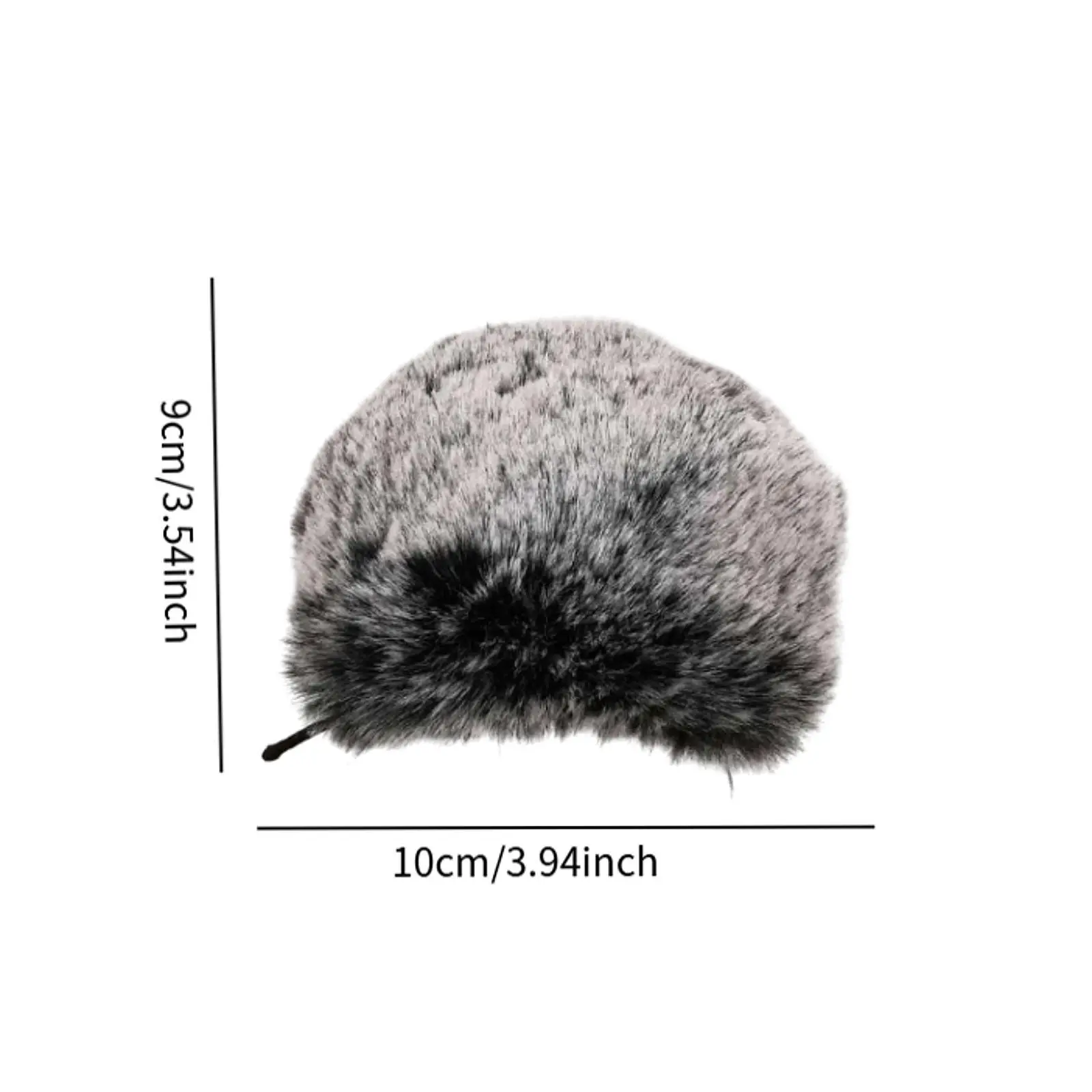 Furry Microphone Muff Microphone Sleeve Windproof Portable Microphone Plush