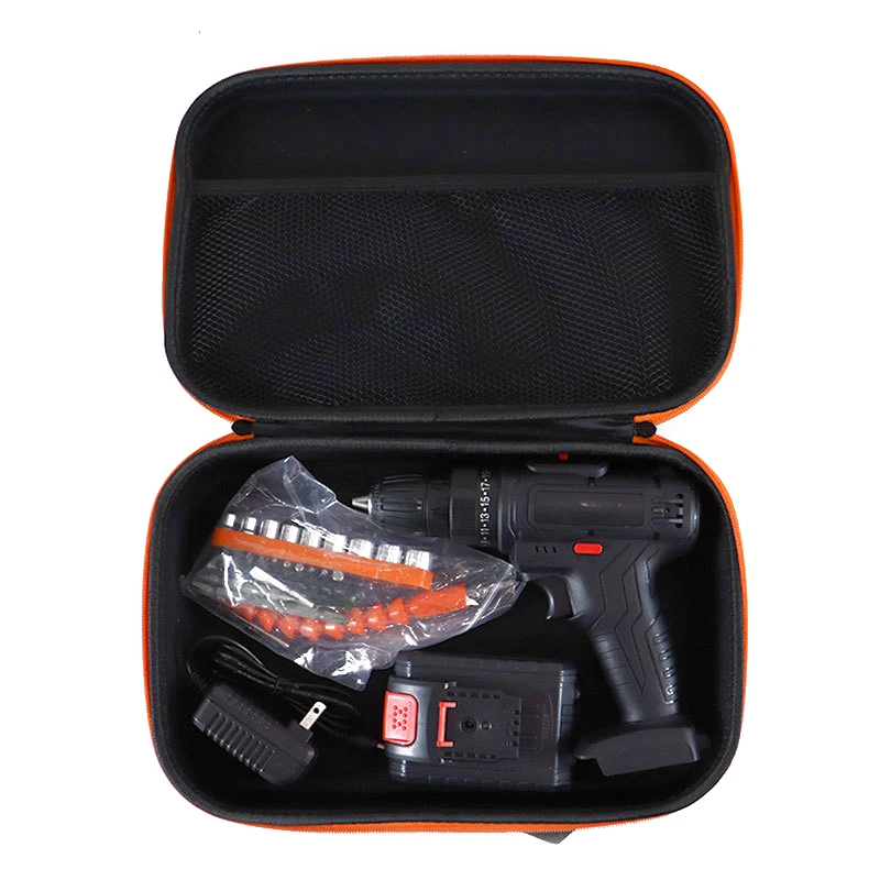 Portable Electrician Hardware Organizer Pouch Multipurpose Drill Tool Carrying Case Electric Drill Tool Storage Bag Oxford Cloth