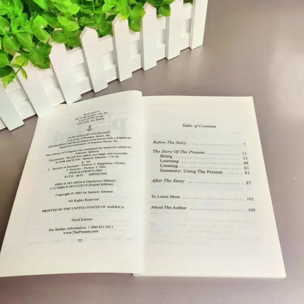 The Present: The Gift for Changing Times by Spencer Johnson Inspirational Success Psychology Popular Reading Books