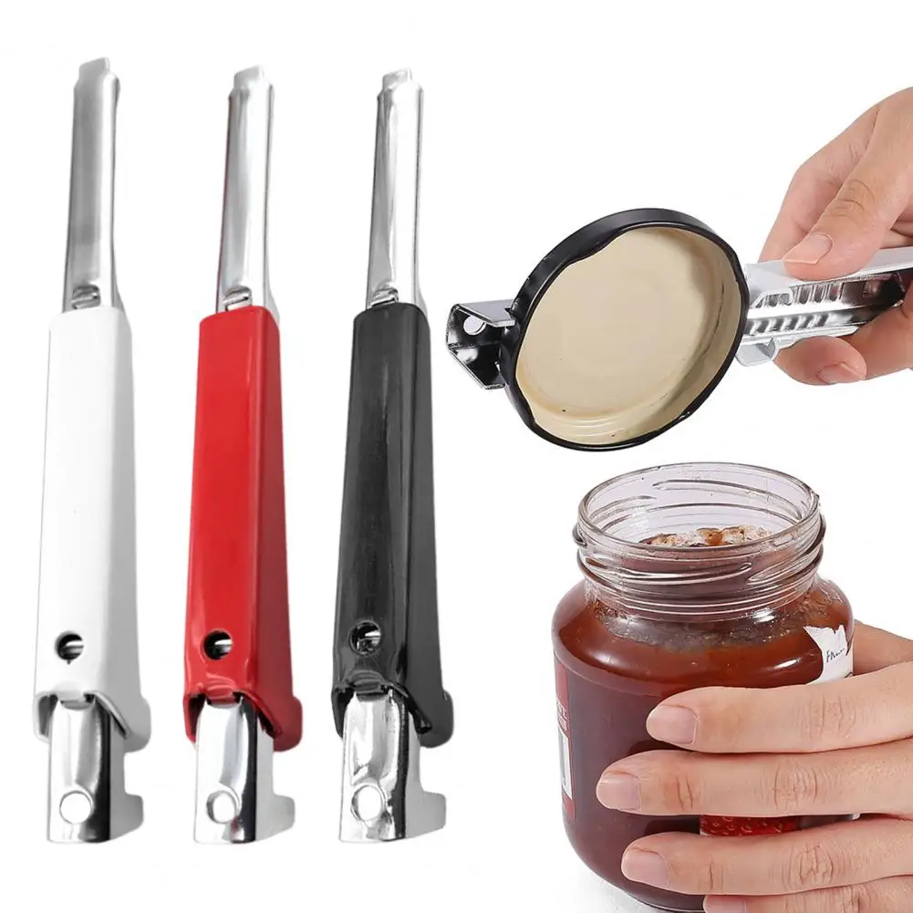 Multifunctional Lid Opener Effortless Stainless Steel Jar Opener Set for Seniors with Hands Non-slip for Arthritis for Elderly