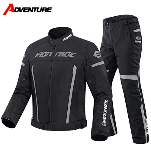 Imagen 1 del producto Chaqueta de motocicleta impermeable chaqueta de motocross pantalones chaqueta de motocicleta a prueba de viento ropa de Moto con equipo de protección M-3XL