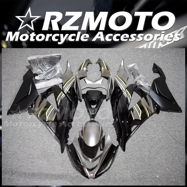 New ABS Fairings Kit Fit For KAWASAKI ZX-6R 13 14 15 16 17 ZX6R 636 2013 2014 2015 2016 2017 2018 Bodywork Set Black Gray