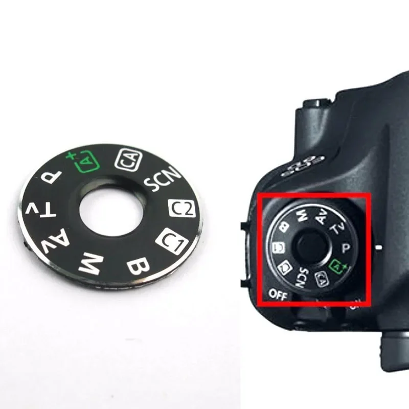 For-Canon EOS 6D Camera Function Dial Mode Plate Interface Cap Button Repair Kit Camera Accessories