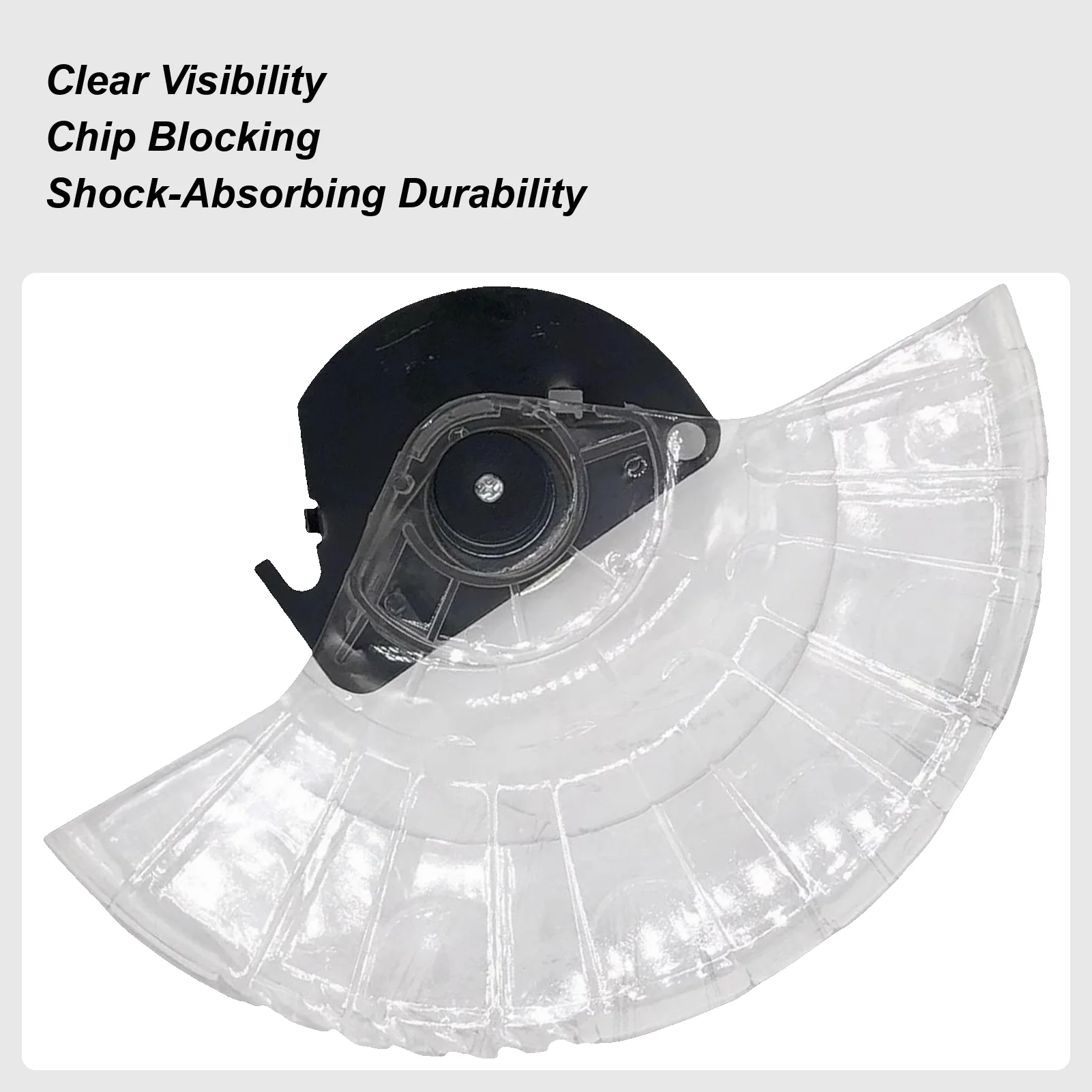 

Защитное колесо для настольной шлифовальной машины, пылезащитный чехол для угловой шлифовальной машины, 10-дюймовый прозрачный колпак, алюминиевые аксессуары для пилы для деревообработки, столярных работ