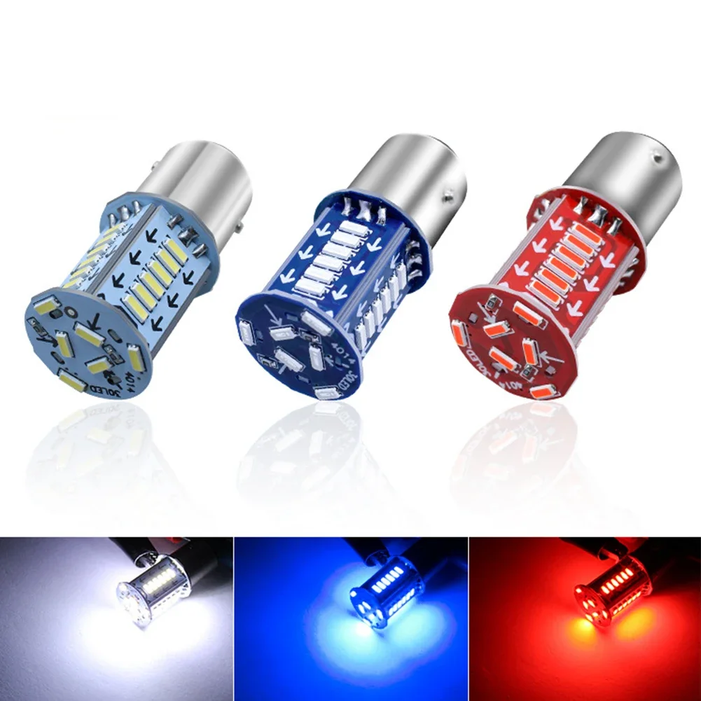 

3PCS 1157 LED Strobe Brake Light BAY15D Bulb 30SMD DRL Water Flash Reversing Parking Car Turn Signal Tail Lamp Motorcycl