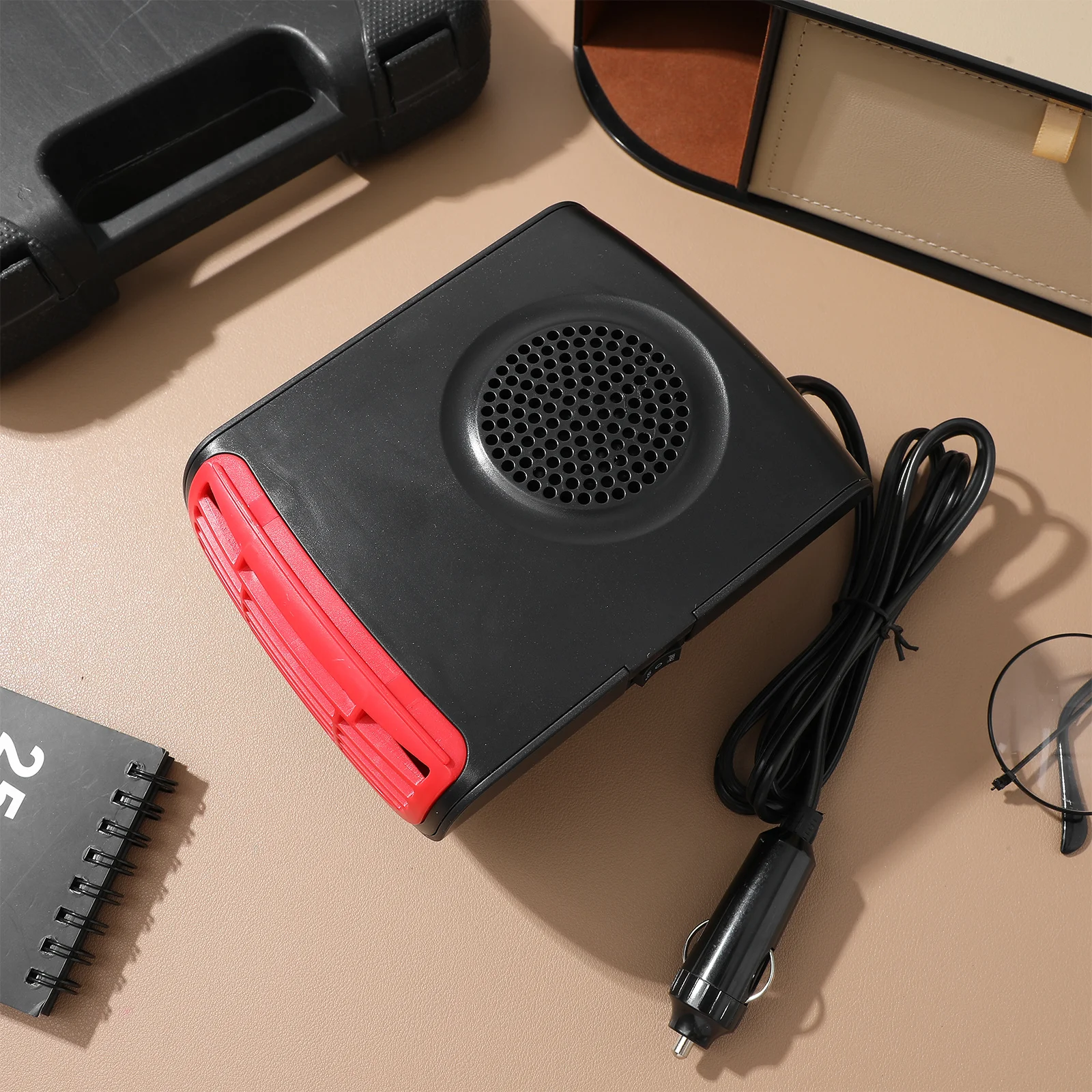 

Compact Car Heater Fast Warm Up Multifunctional Defroster Defogger Safe Lasting Auto Interior Heater Windshield