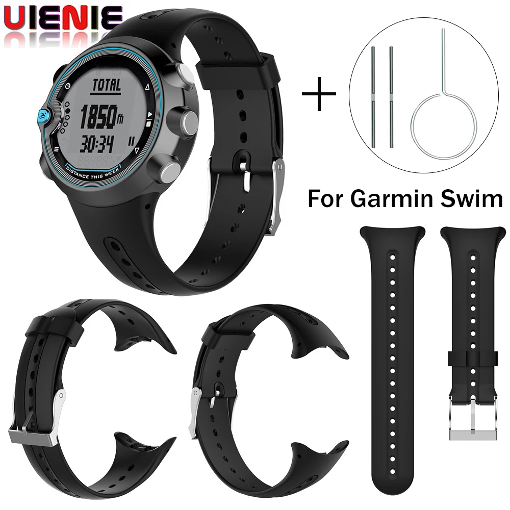 Ban Đầu Dây Đeo Dành Cho Garmin Bơi Dây Đồng Hồ Thông Minh Garmin Ban Đầu Silicon Dây Đeo Dành Cho Garmin Bơi Đồng Hồ Định Vị GPS Dây Đeo Tay