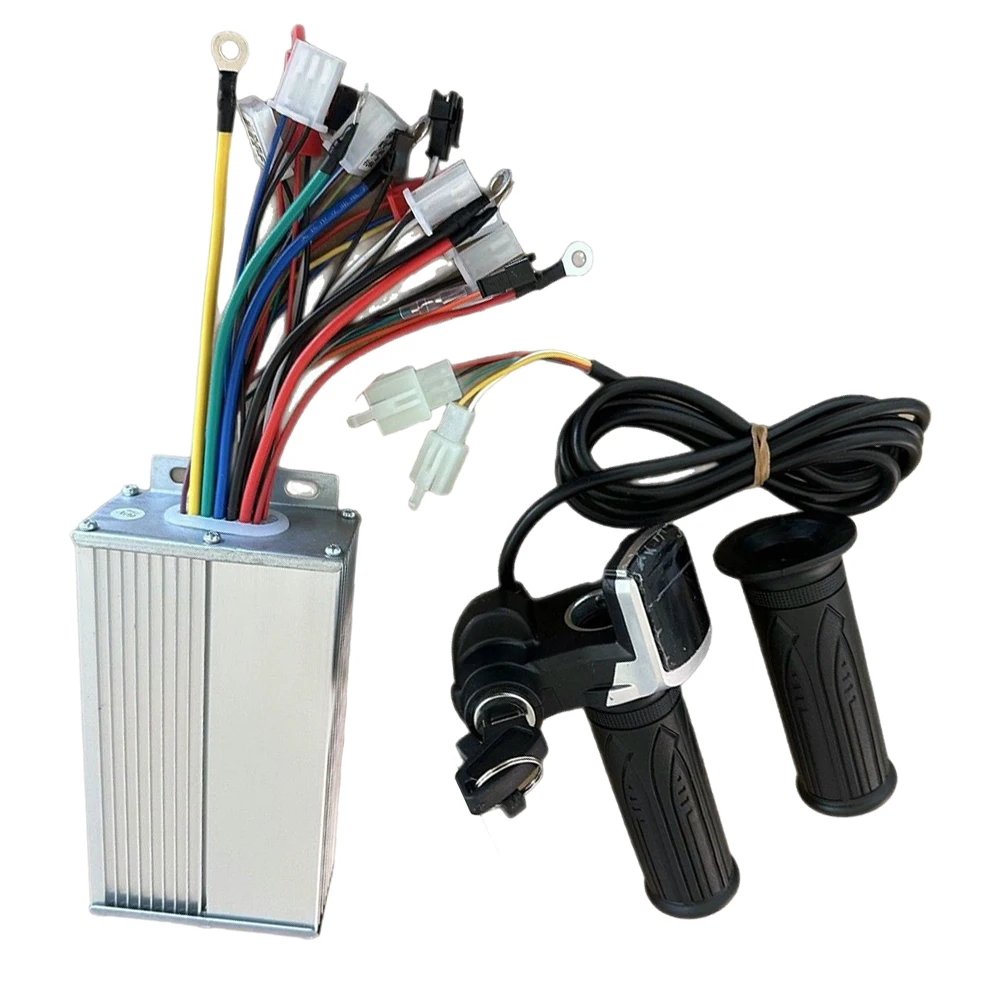 

36 В 48 В разъем руля дроссельной заслонки 150x85x40 мм ЖК-руль дроссельной заслонки умный круиз-контроль защита от напряжения 3-скоростное управление