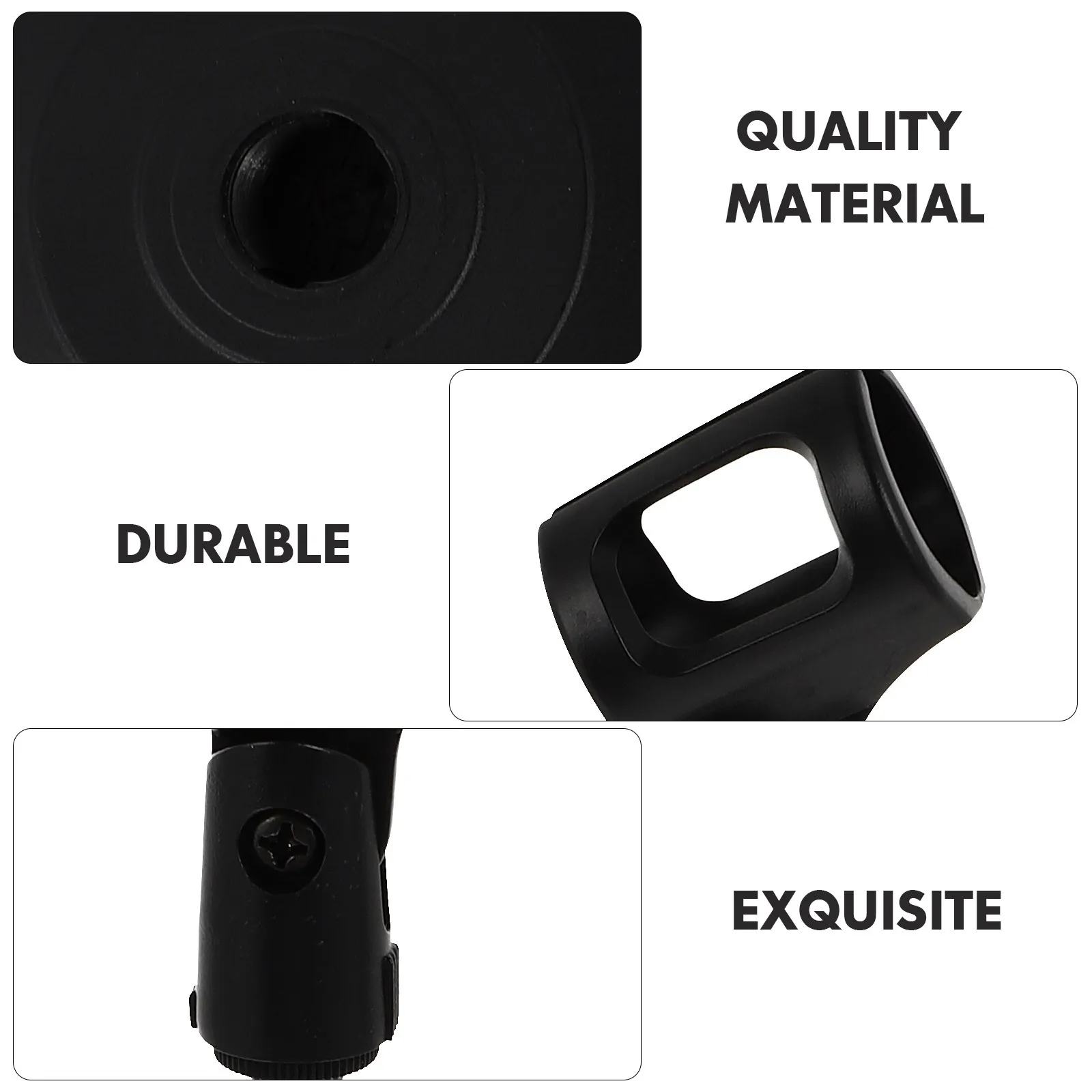 

1Pcs Universal Microphone Storage Stand Stable Desktop Mic Holder Adjustable for Podcasting Broadcasting Recording