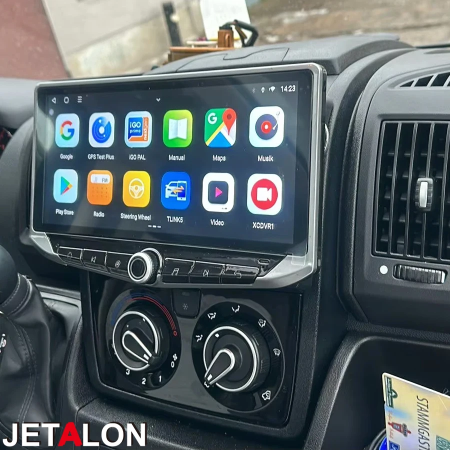 Автомагнитола Android 15 с 4G, беспроводным CarPlay, 10.88-дюймовым экраном для Fiat Ducato, Peugeot Boxer, Citroen Jumper 2 (2006-2023), мультимедиа, видео, GPS