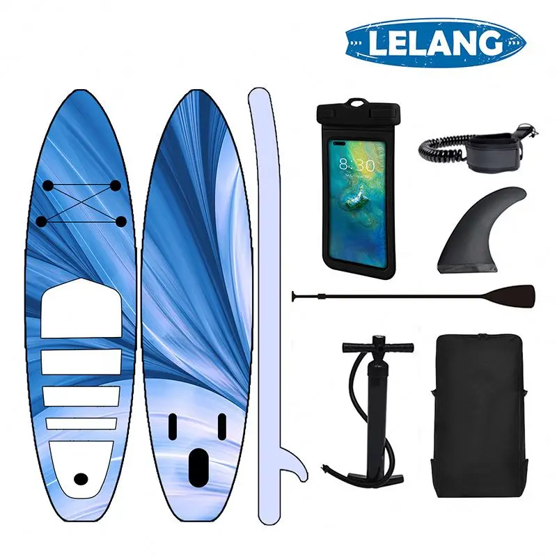 Factory Wholesale Double Layer Logo & Color Customization Drop Stitch Pvc Inflatable Paddle Sup Board