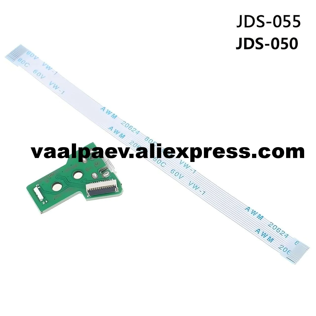 50pcs/lot PS4 Controller USB Charging Port Socket Circuit Board / Ribbon Cable JDS050 JDS055 JDS001 JDS011 JDS030 JDS040