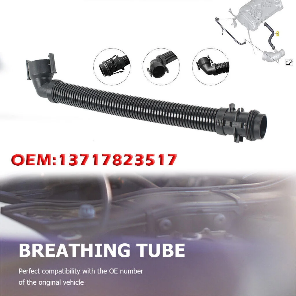 Car Air Filter Intake Breather Pipe Air Intake Breather Pipe For BMW F20 F21 F22 F23 F30 F31 F34 OEM13717823517 Car Accessories