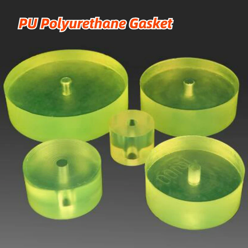 PU Polyurethane Gasket Outer Diameter 20mm-170mm Beef Tendon Cushion Shock Absorber Rubber Cushion Wear-resistant Round Sheet