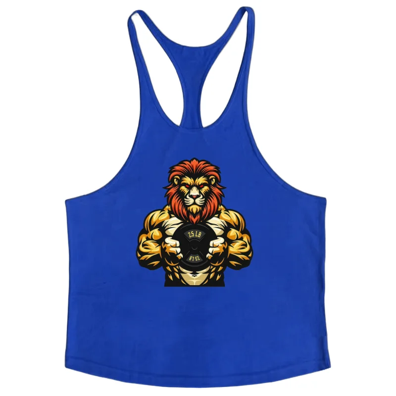 Cotton Suspender Vest for Men, Soft Muscle-Focused Bodybuilding Wear Slim Elastic Fitness Clothing for All-Season Daily Fitness
